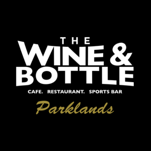 the wine and bottle with bg